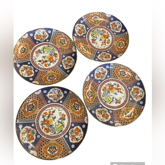 Vintage Japanese Imari Porcelain Deco Plate - Picture 1 of 5